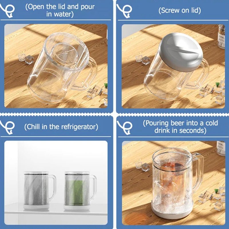 Beer Glass Handle Double Wall Product Image 10