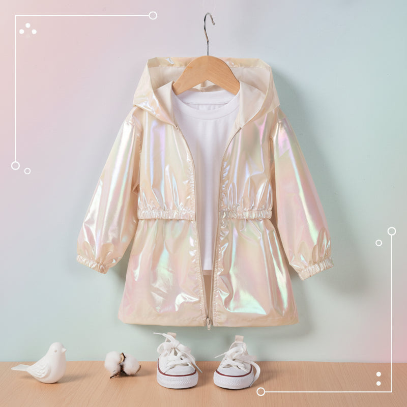 Beige iridescent kids&