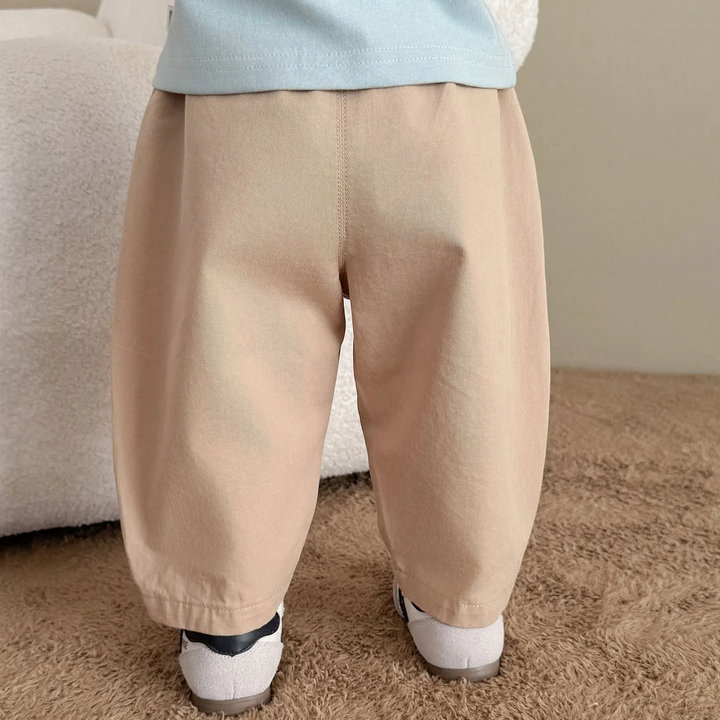 Rear view of beige kids&