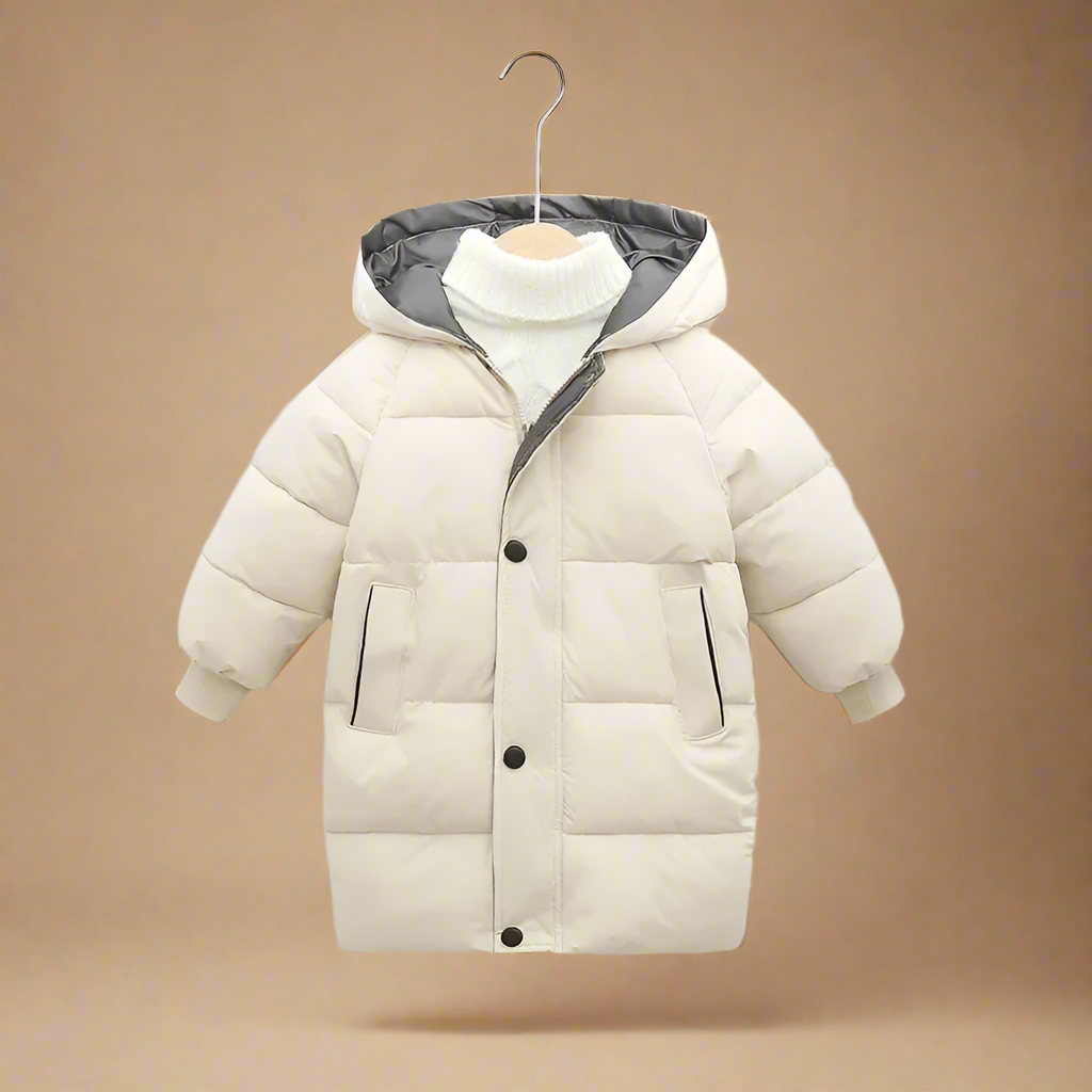 Beige quilted kids&