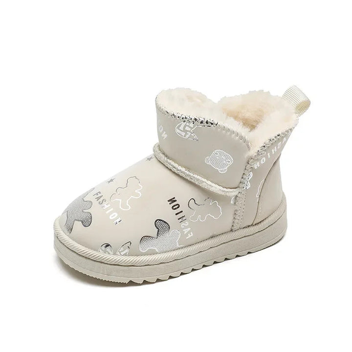 Beige printed kids&
