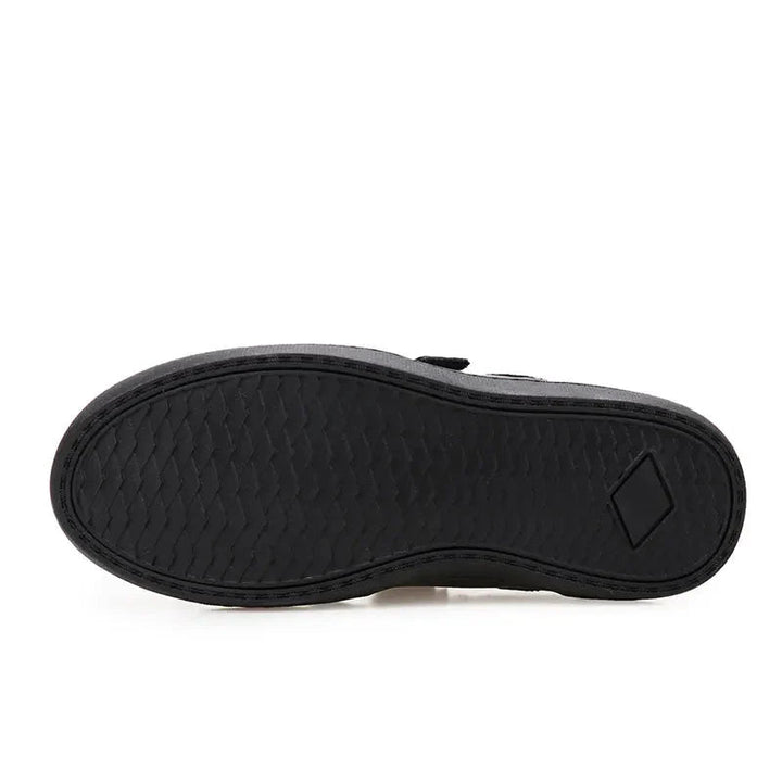 Bottom view of the black sneaker&