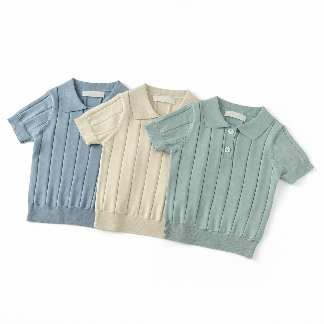 Blue, cream, and green kids&