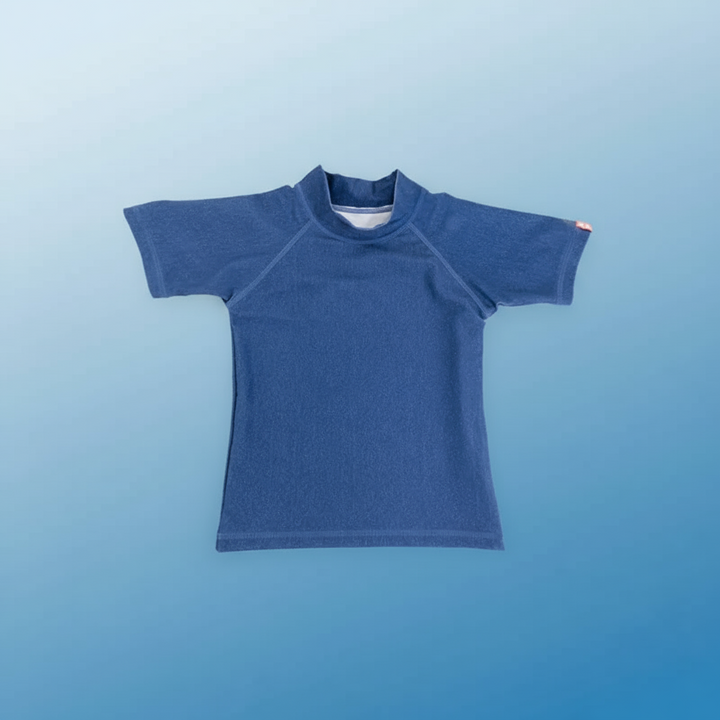 Blue short-sleeve kids&