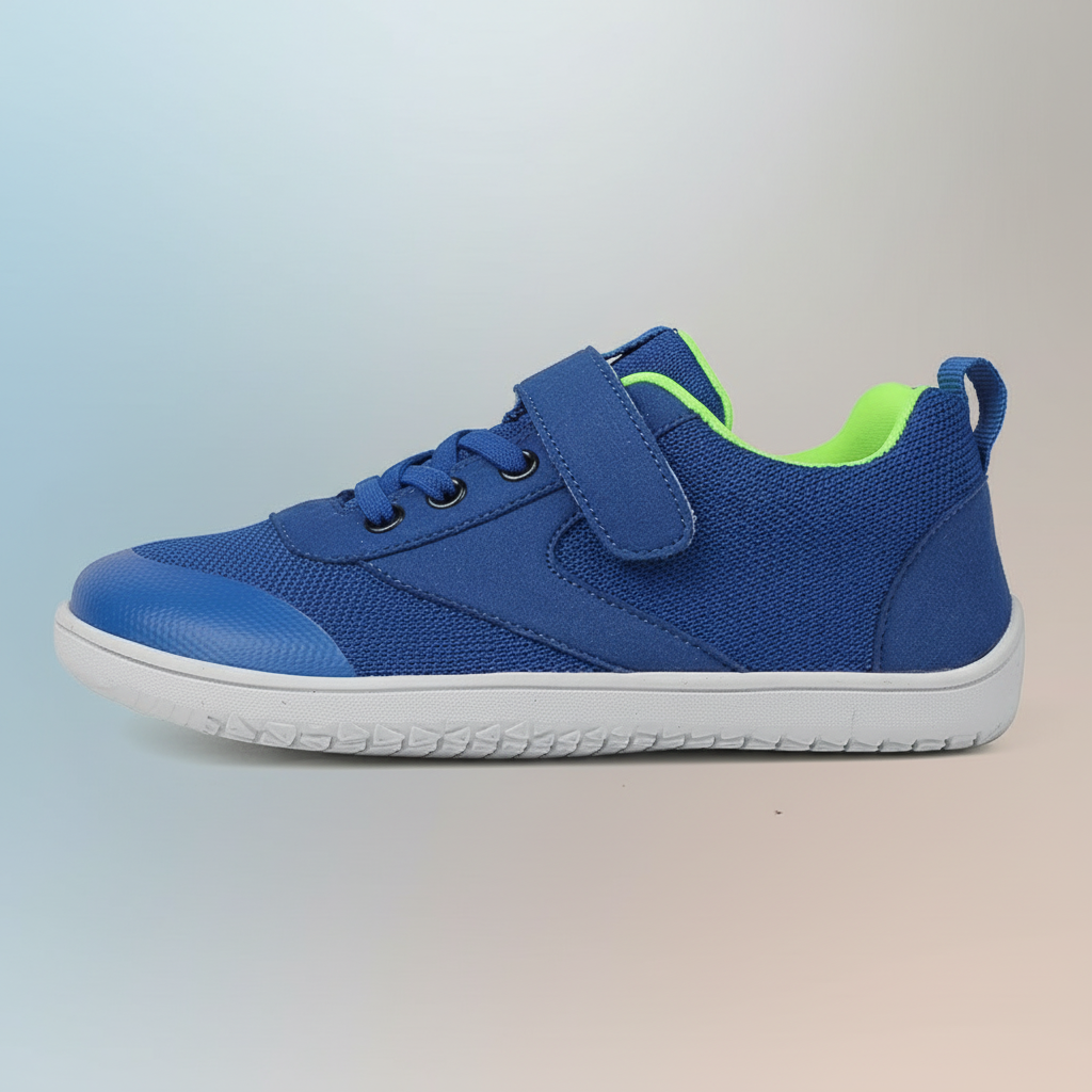 Side view of a blue kids&