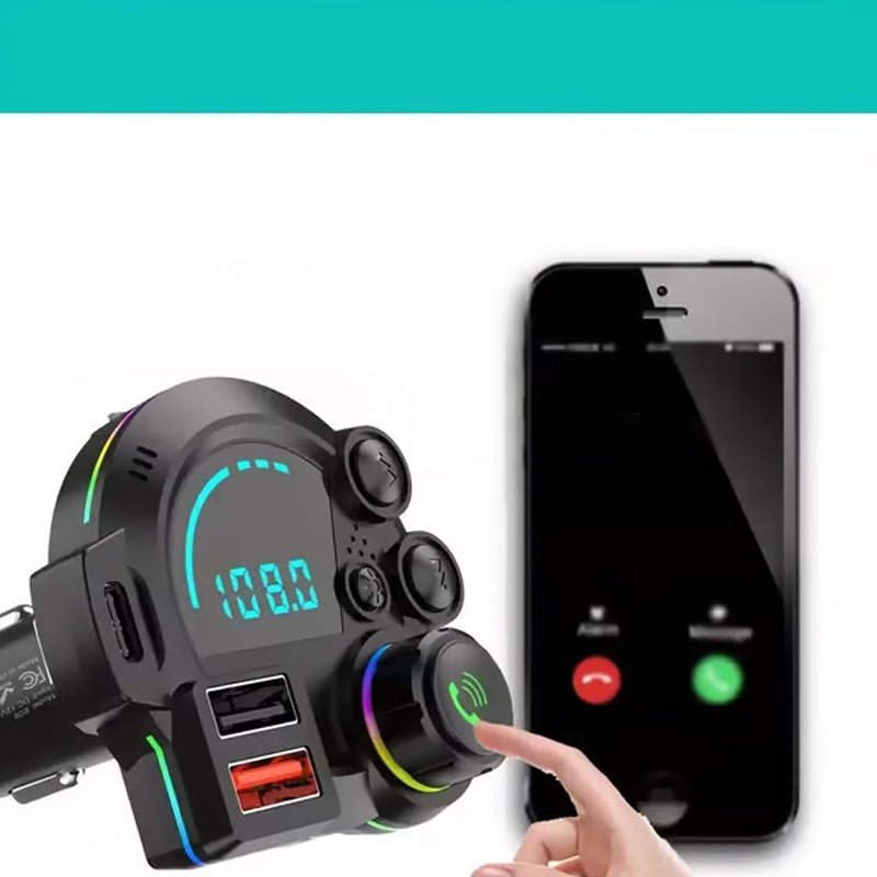 Bluetooth Fm Car Transmitter Dual Usb Product Image 08