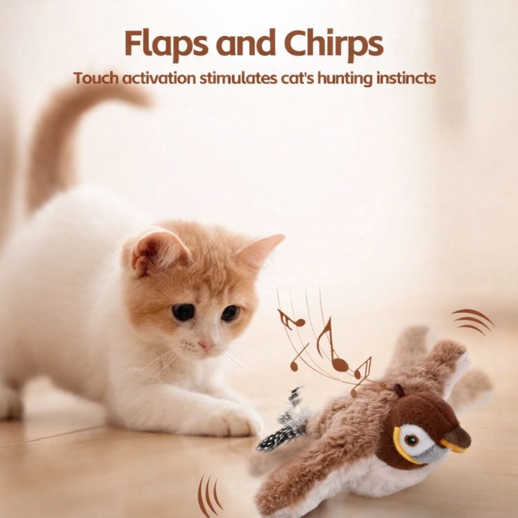 Brightwing Rechargeable Interactive Cat Bird Toy Product Image 04