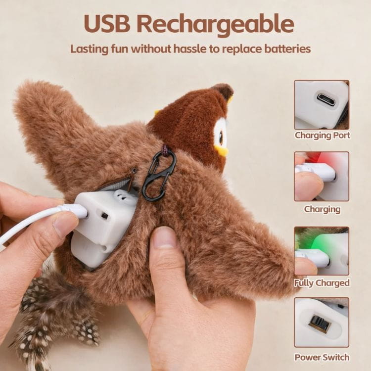 Brightwing Rechargeable Interactive Cat Bird Toy Product Image 05