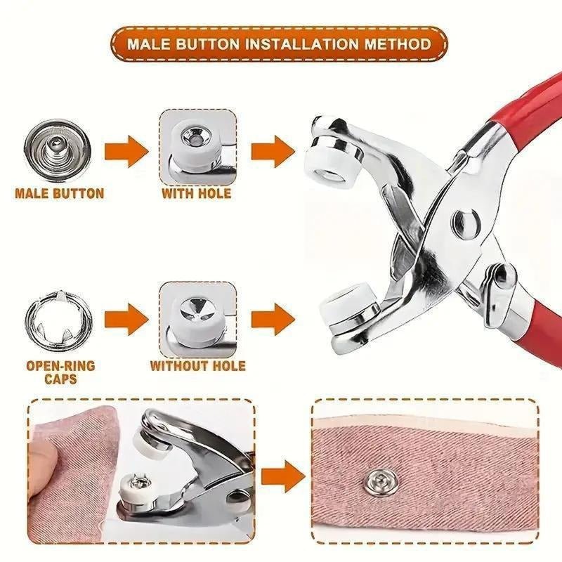 Buttonsnap Pliers Set Snap Button Kit Product Image 03