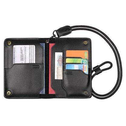 Calder Leather Passport Wallet Travel Organizer Product Image 05