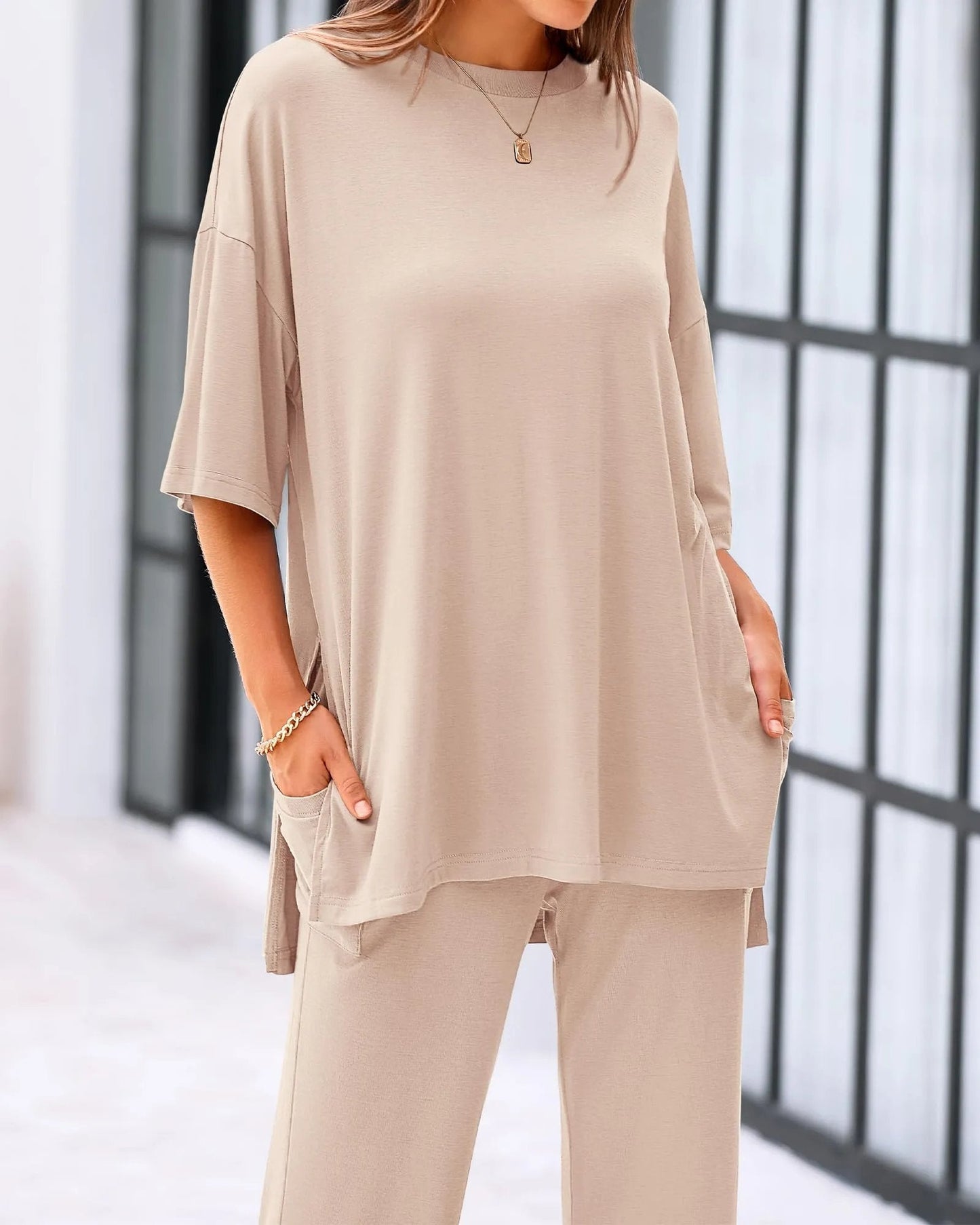 Calina Relaxed Two Piece Outfit Product Image 06