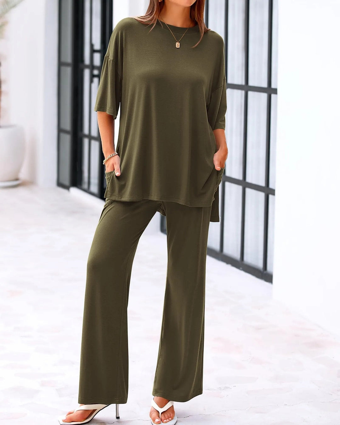 Calina Relaxed Two Piece Outfit Product Image 12