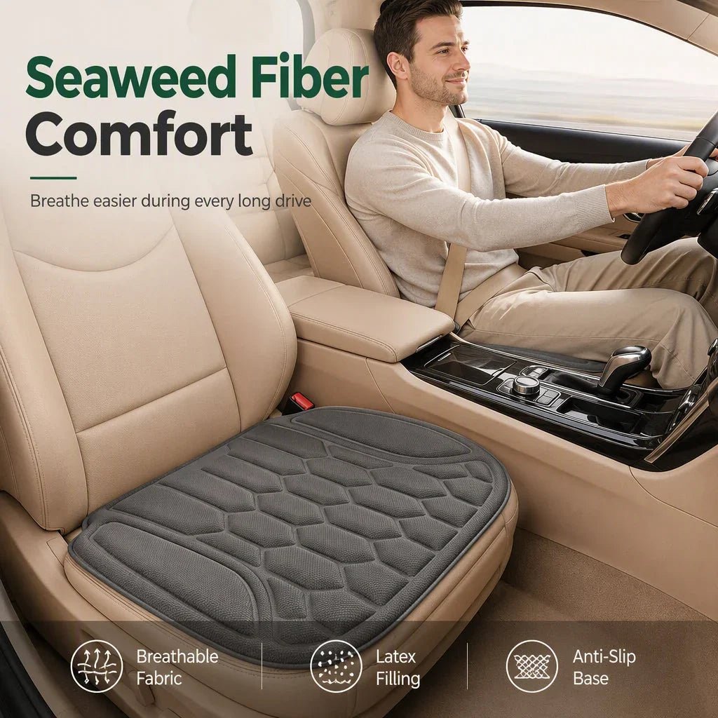 Car Seat Cushions Linen Latex Support Product Image 02