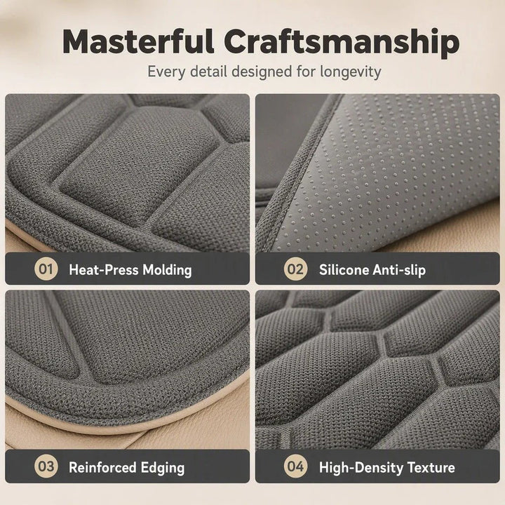 Car Seat Cushions Linen Latex Support Product Image 06