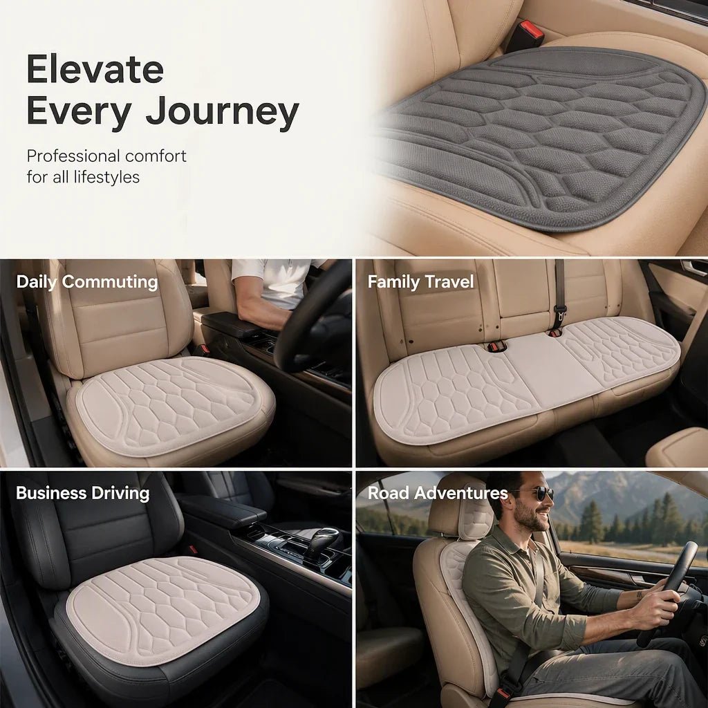 Car Seat Cushions Linen Latex Support Product Image 08