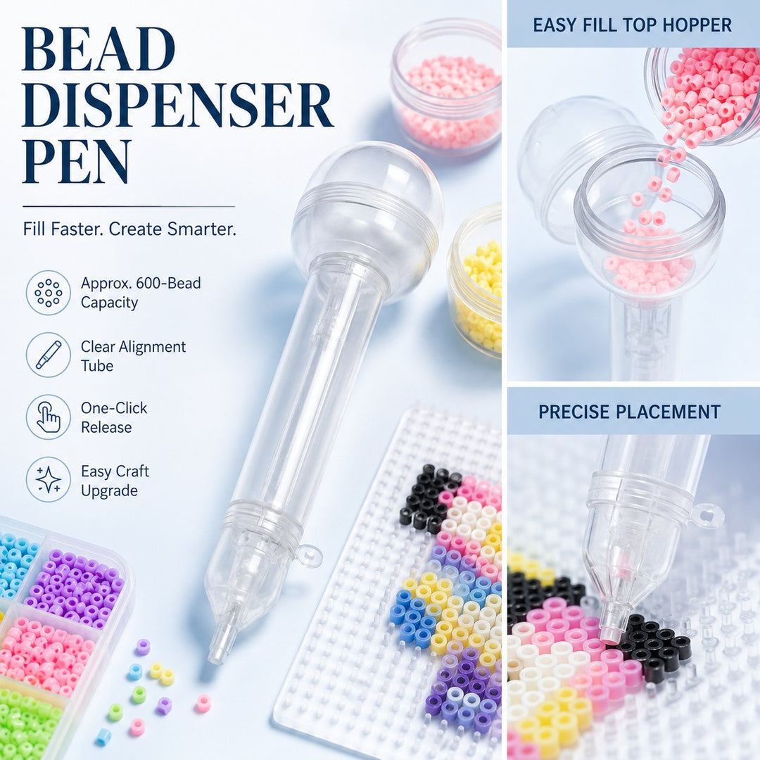 Clear Body Bead Dispenser Pen Product Image 01