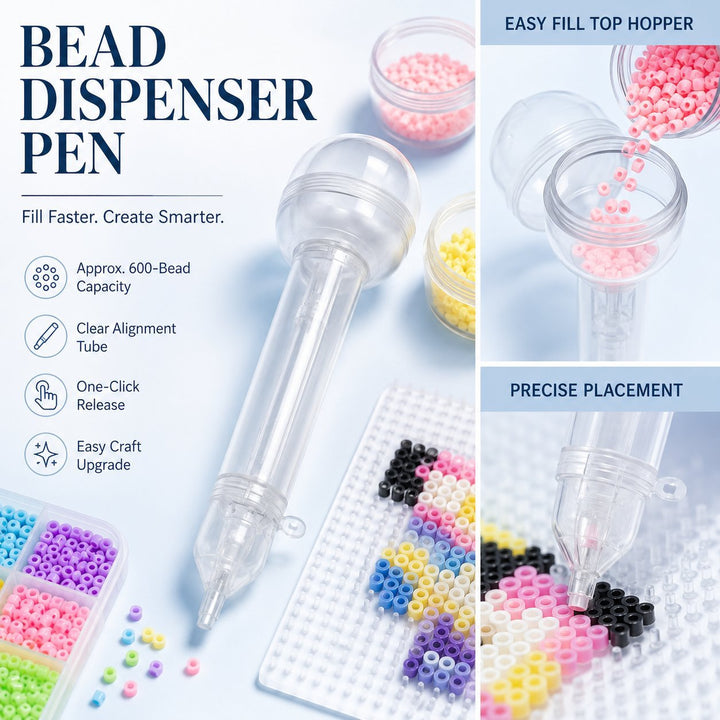 Clear Body Bead Dispenser Pen Product Image 01