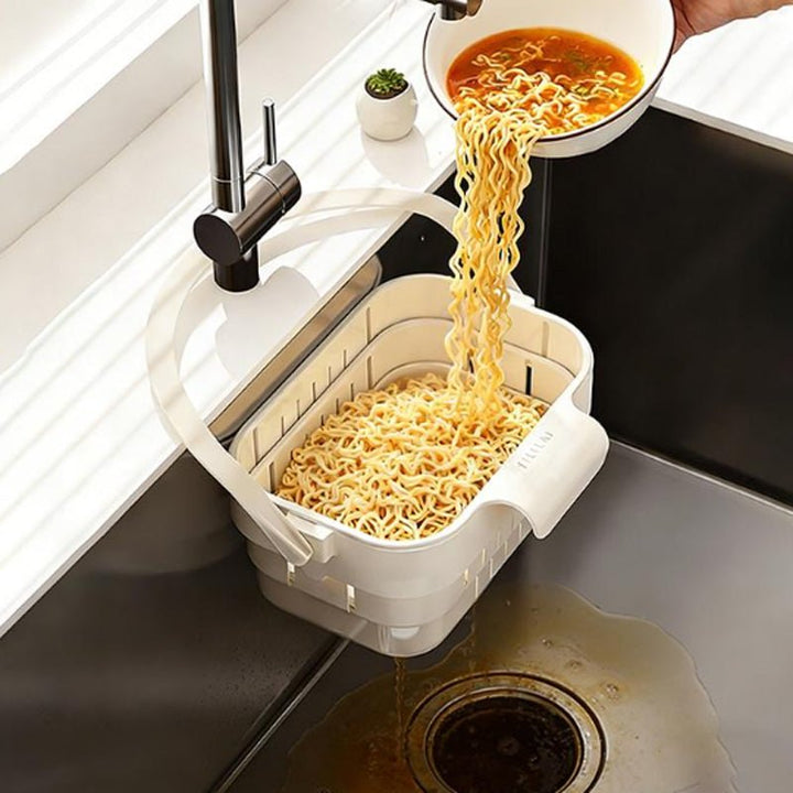 Collapsible Faucet Hanging Sink Strainer Product Image 01