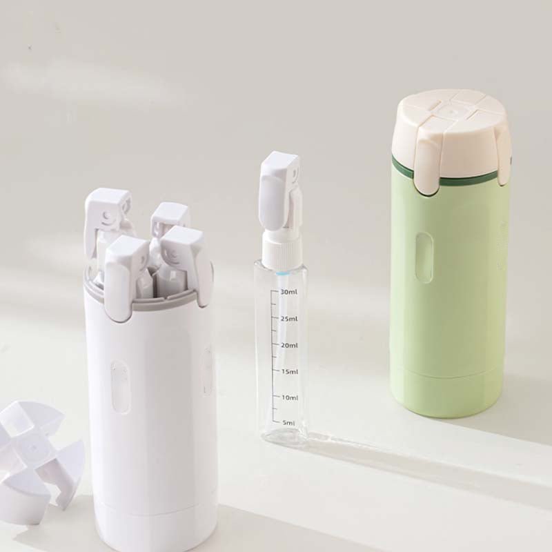Compact 4 Chamber Travel Toiletry Dispenser Product Image 04