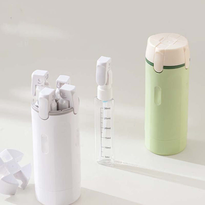 Compact 4 Chamber Travel Toiletry Dispenser Product Image 04