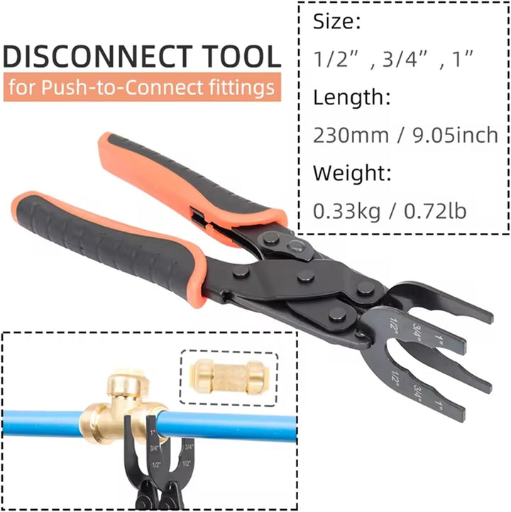 Compact Pipe Fitting Release Tool Metal Product Image 03