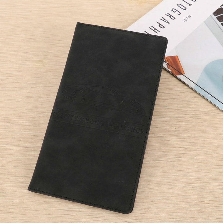 Compact Vehicle Document Holder Pu Product Image 01