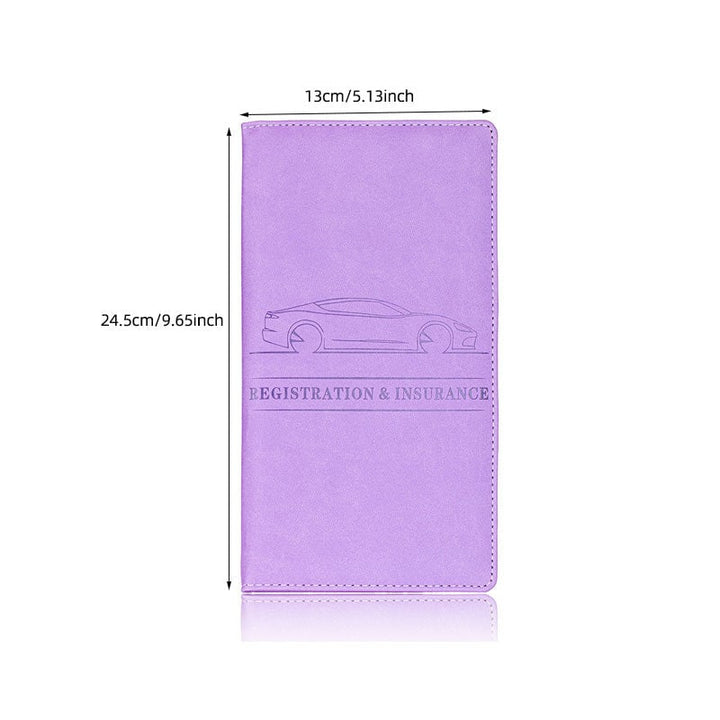 Compact Vehicle Document Holder Pu Product Image 05
