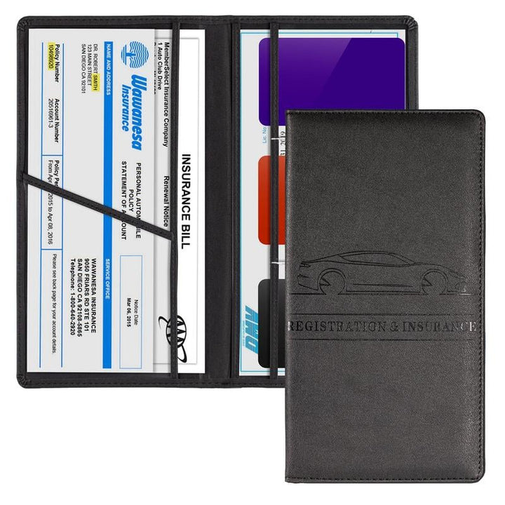 Compact Vehicle Document Holder Pu Product Image 06
