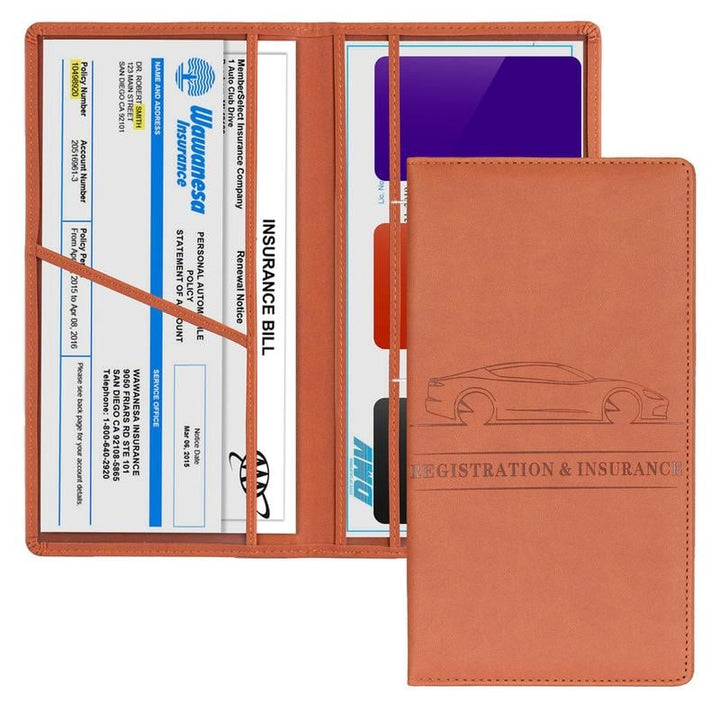 Compact Vehicle Document Holder Pu Product Image 07