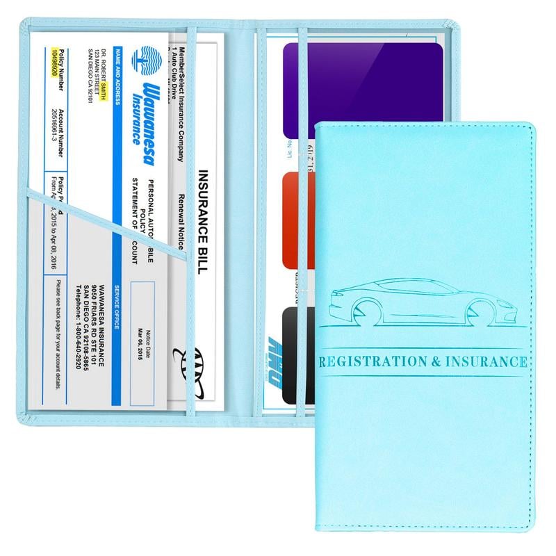Compact Vehicle Document Holder Pu Product Image 08