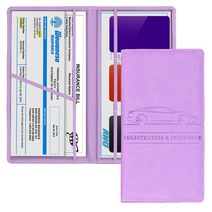 Compact Vehicle Document Holder Pu Product Image 09