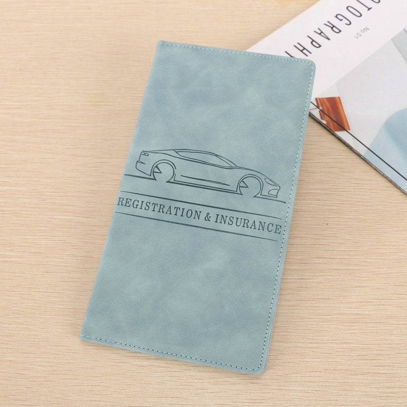 Compact Vehicle Document Holder Pu Product Image 11