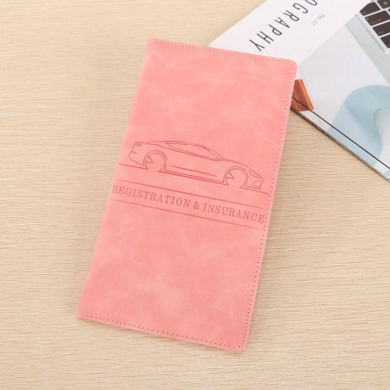 Compact Vehicle Document Holder Pu Product Image 12