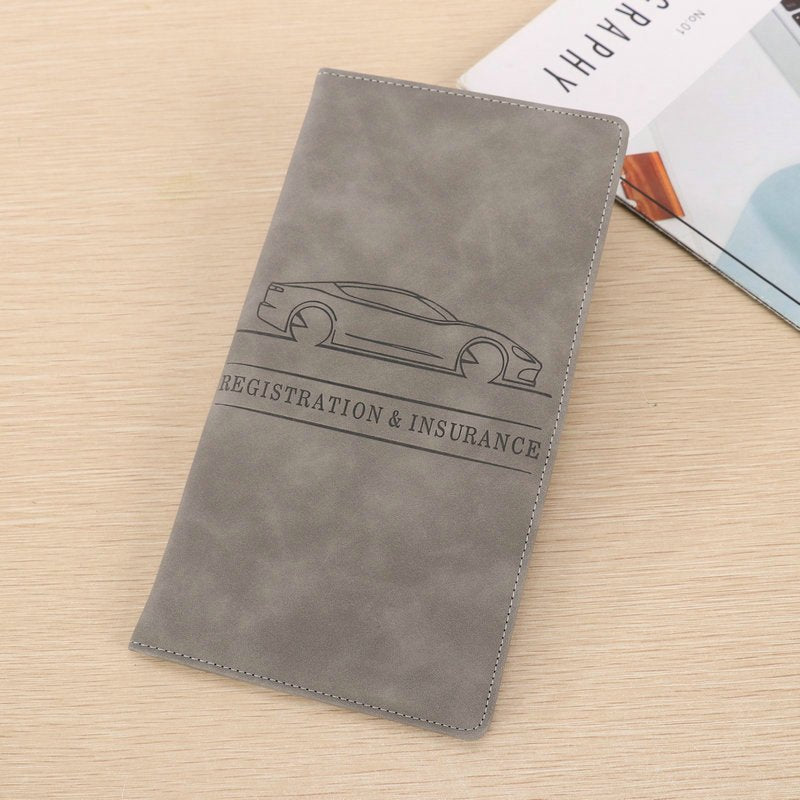 Compact Vehicle Document Holder Pu Product Image 13
