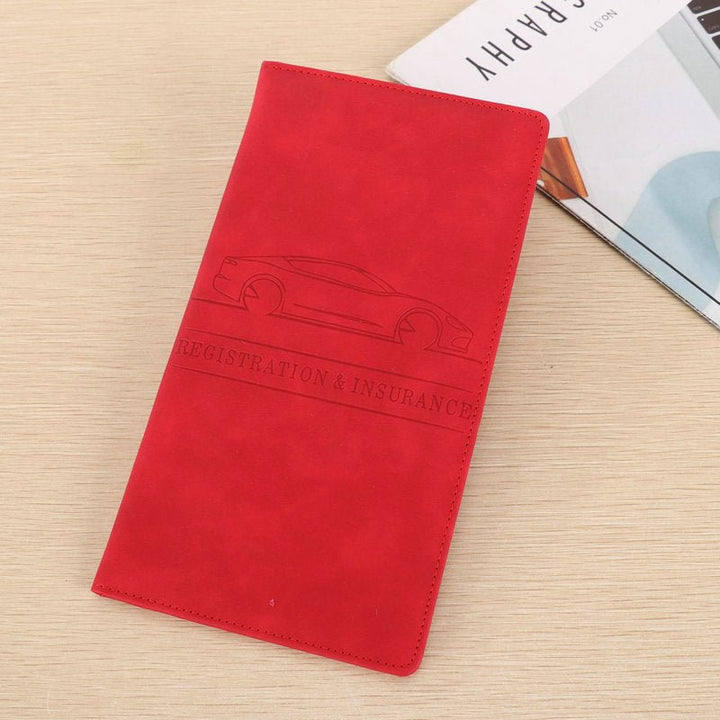 Compact Vehicle Document Holder Pu Product Image 14