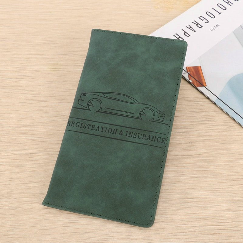 Compact Vehicle Document Holder Pu Product Image 15