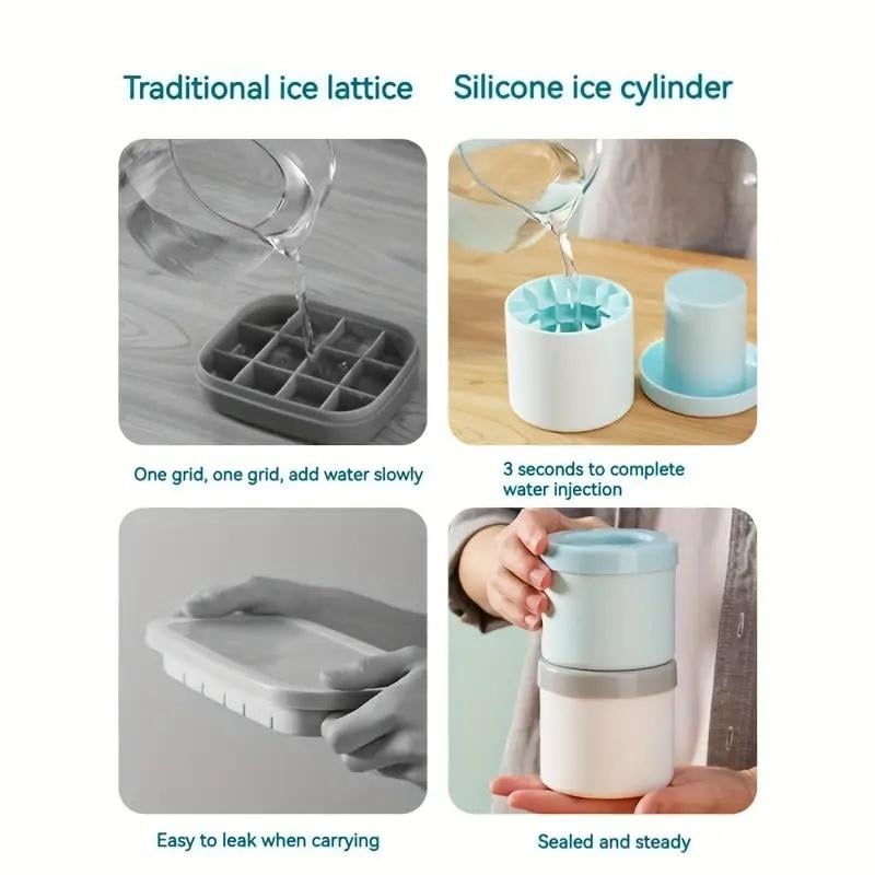 Coolsip Cylinder Silicone Ice Mold Product Image 06