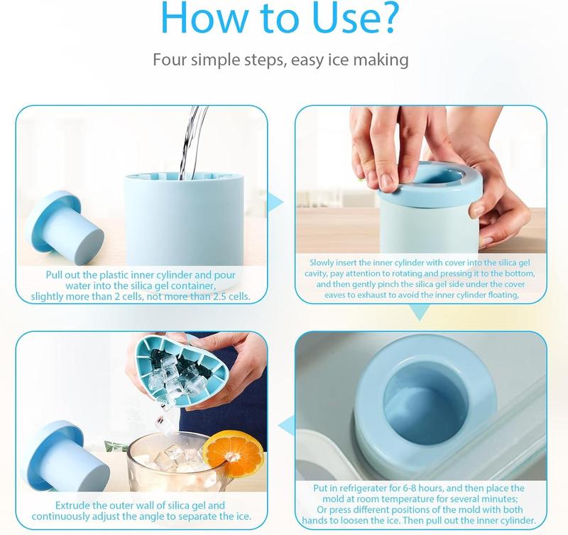 Coolsip Cylinder Silicone Ice Mold Product Image 08
