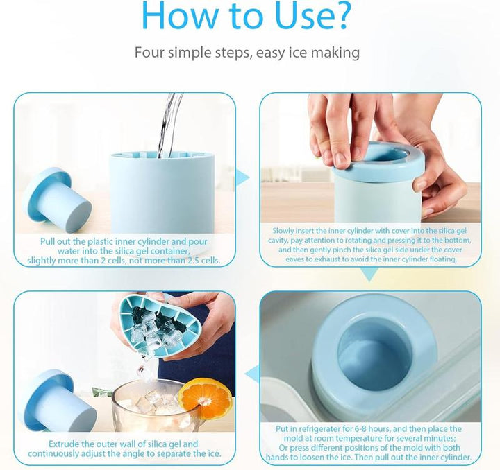 Coolsip Cylinder Silicone Ice Mold Product Image 08