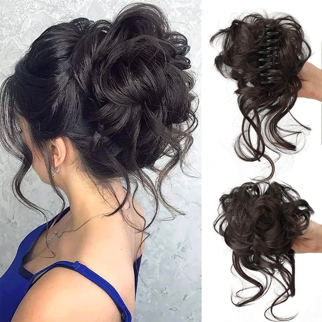 Crownlift Synthetic Hair Bun Clip Product Image 02