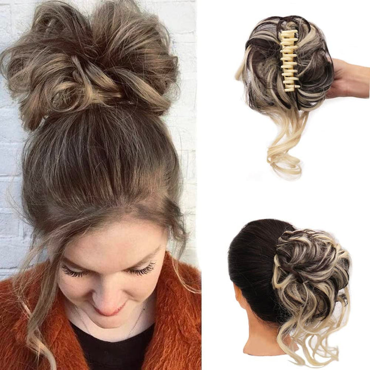 Crownlift Synthetic Hair Bun Clip Product Image 03