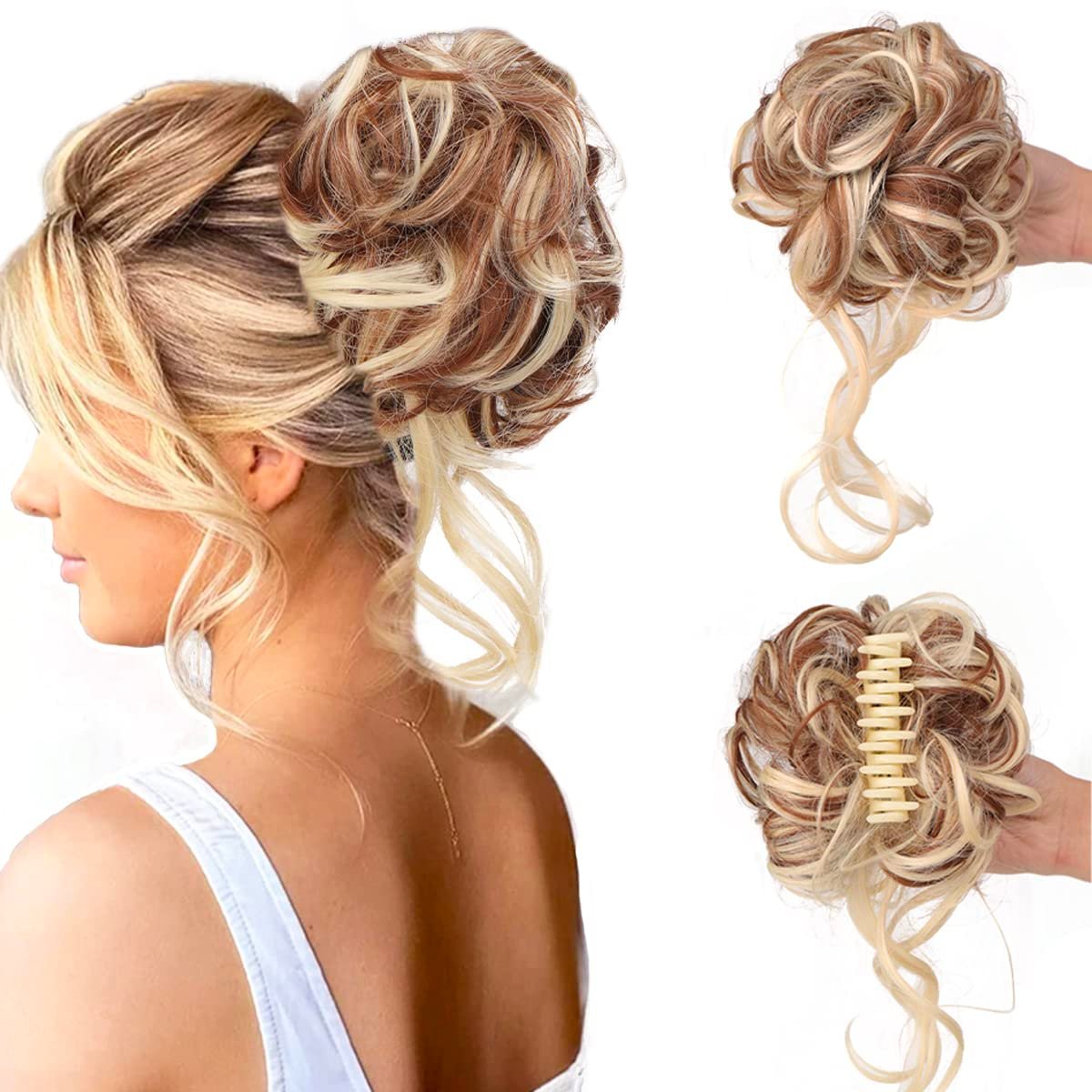 Crownlift Synthetic Hair Bun Clip Product Image 08