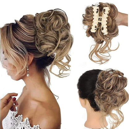 Crownlift Synthetic Hair Bun Clip Product Image 16