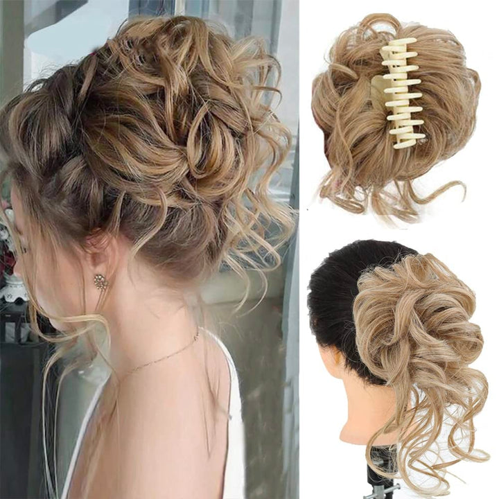 Crownlift Synthetic Hair Bun Clip Product Image 17