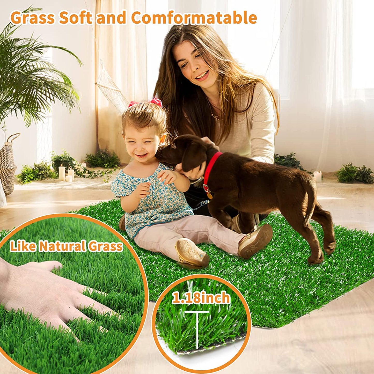 Dailyease Indoor Grass Dog Potty Pads Product Image 04