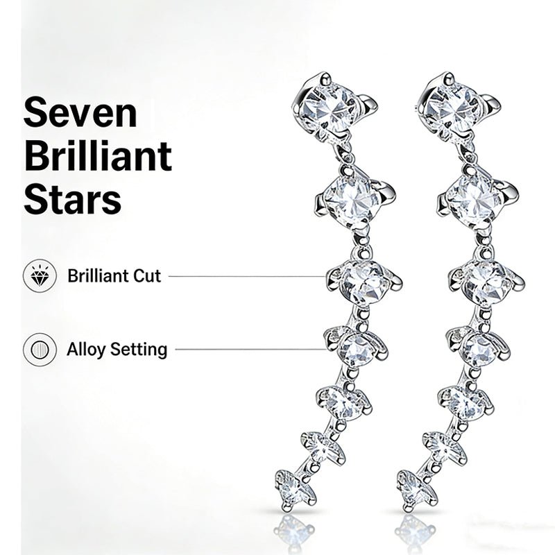 Delia Zirconia Ear Climber Earrings Product Image 04