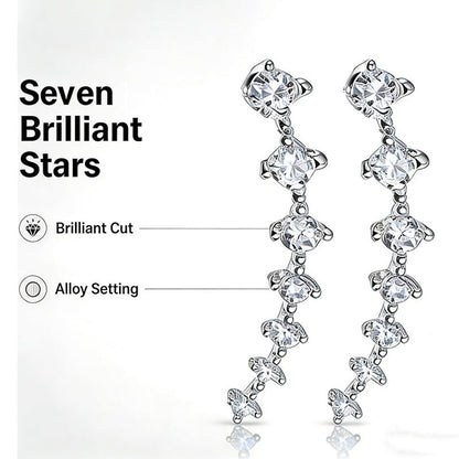 Delia Zirconia Ear Climber Earrings Product Image 04