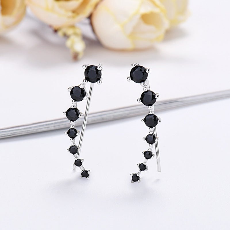 Delia Zirconia Ear Climber Earrings Product Image 09