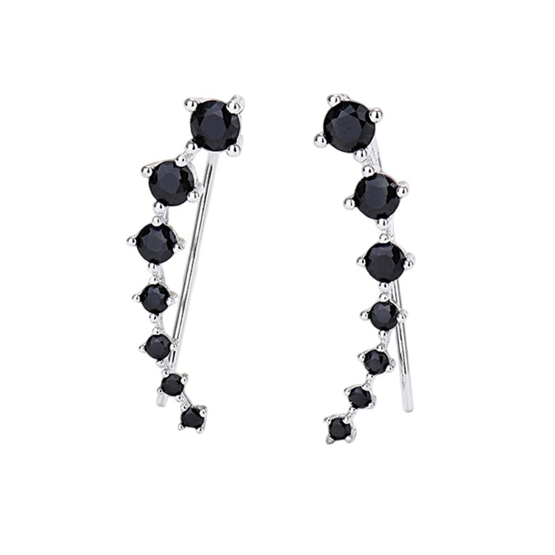 Delia Zirconia Ear Climber Earrings Product Image 10