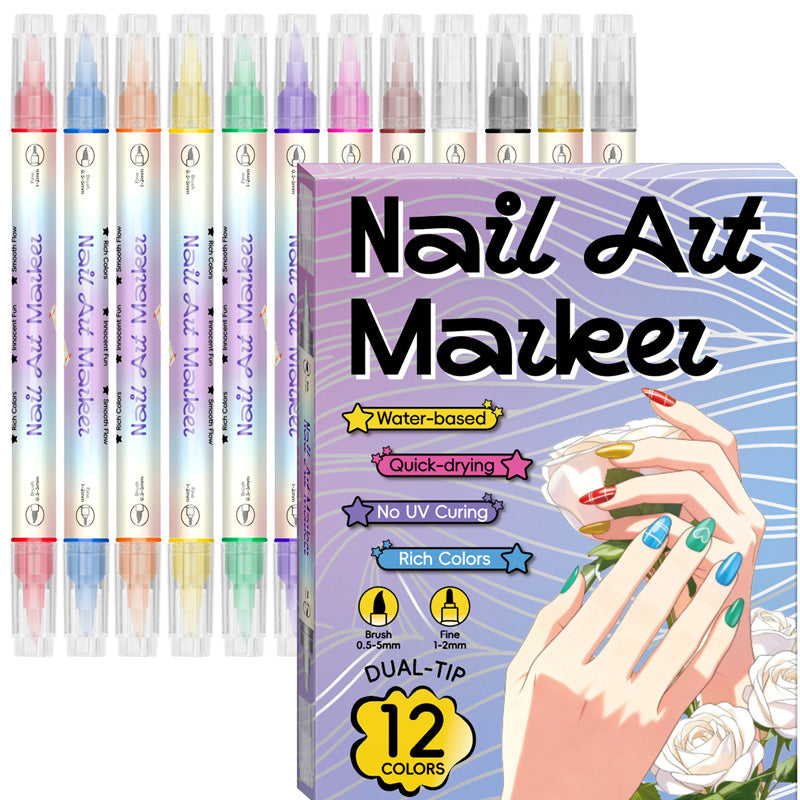 Detailflex Dual Tip Nail Art Pens Product Image 01